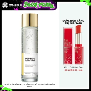 Nước Cân Bằng B.O.M Sáng Da, Hỗ Trợ Mờ Nếp Nhăn 150ml