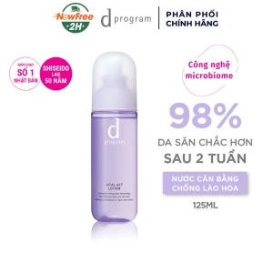 Nước Cân Bằng d program Ngăn Ngừa Lão Hóa Da 125ml