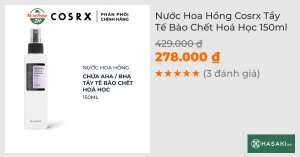 Nước Hoa Hồng Cosrx Tẩy Tế Bào Chết Hoá Học 150ml