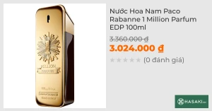 Nước Hoa Nam Paco Rabanne 1 Million Parfum EDP 100ml