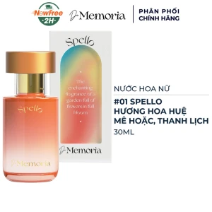 Nước Hoa Nữ De Memoria 01 Spello Hương Mê Hoặc 30ml