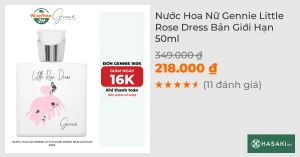Nước Hoa Nữ Gennie Little Rose Dress Bản Giới Hạn 50ml