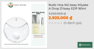 Nước Hoa Nữ Issey Miyake A Drop D'Issey EDP 90ml