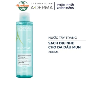 Nước Tẩy Trang A-Derma Dịu Nhẹ Cho Da Dầu Mụn 200ml