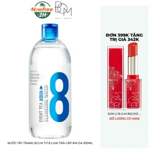 Nước Tẩy Trang B.O.M Từ 8 Loại Trà Cấp Ẩm Da 500ml