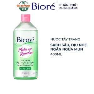 Nước Tẩy Trang Bioré Hoàn Hảo Ngừa Mụn 400ml