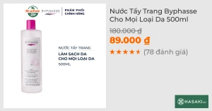 Nước Tẩy Trang Byphasse Cho Mọi Loại Da 500ml