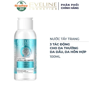 Nước Tẩy Trang Eveline Da Thường, Da Dầu, Da Hỗn Hợp 100ml