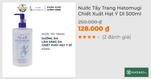 Nước Tẩy Trang Hatomugi Chiết Xuất Hạt Ý Dĩ 500ml