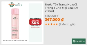 Nước Tẩy Trang Nuxe 3 Trong 1 Cho Mọi Loại Da 200ml