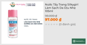Nước Tẩy Trang Silkygirl Làm Sạch Da Dịu Nhẹ 105ml