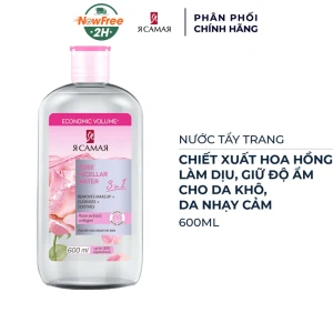 Nước Tẩy Trang Ya Samaya Hoa Hồng Cho Da Khô, Nhạy Cảm 600ml