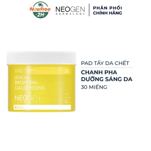 Pad Tẩy Da Chết Neogen Dermalogy Chanh PHA 30 Miếng