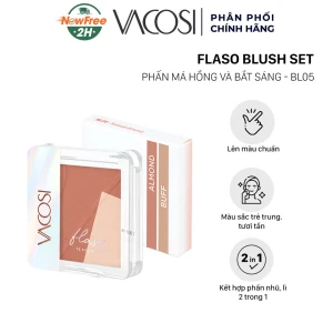 Phấn Má Hồng & Bắt Sáng Vacosi BL05 Sensual Almond 8.3g