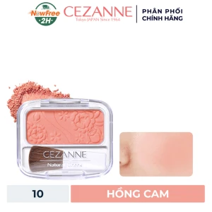 Phấn Má Hồng Cezanne Tự Nhiên Màu 10 Hồng Cam 4g