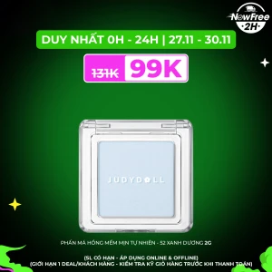 Phấn Má Hồng Judydoll Mềm Mịn Tự Nhiên - 52 Xanh Dương 2g