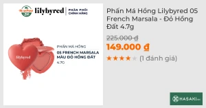 Phấn Má Hồng Lilybyred 05 French Marsala - Đỏ Hồng Đất 4.7g