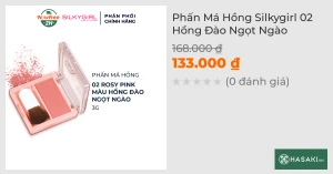 Phấn Má Hồng Silkygirl 02 Hồng Đào Ngọt Ngào