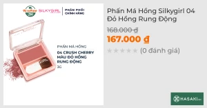 Phấn Má Hồng Silkygirl 04 Đỏ Hồng Rung Động