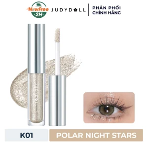 Phấn Mắt Judydoll Dạng Lỏng Có Nhũ K01 Polar Night Stars 1.8g