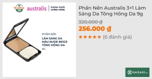 Phấn Nền Australis 3 1 Làm Sáng Da Tông Hồng Da 9g