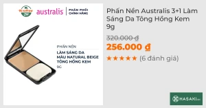 Phấn Nền Australis 3 1 Làm Sáng Da Tông Hồng Kem 9g