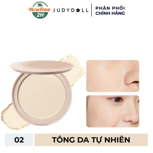 Phấn Nền Judydoll Kiềm Dầu Màu 02 Tông Da Tự Nhiên 4g