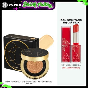 Phấn Nước B.O.M Che Khuyết Điểm 21 Tông Trắng Sáng 15g