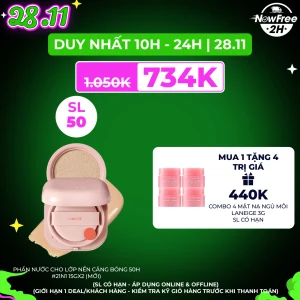 Phấn Nước Laneige Cho Lớp Nền Căng Bóng 50H 21N1 15gx2 (Mới)