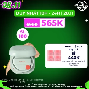 Phấn Nước Laneige Cho Lớp Nền Mịn Lì 50H 23N1 15g (Mới)