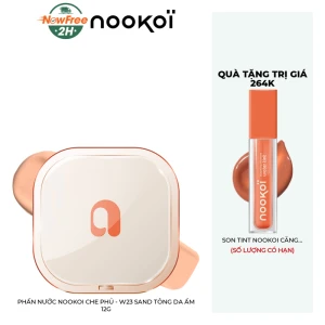 Phấn Nước Nookoi Che Phủ - W23 Sand Tông Da Ấm 12g