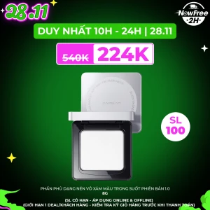 Phấn Phủ Carslan Dạng Nén Vỏ Xám Màu Trong Suốt Phiên Bản 1.0 8g