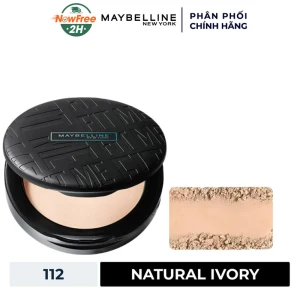Phấn Phủ Maybelline Mịn Nhẹ Kiềm Dầu Chống Nắng 6g 112