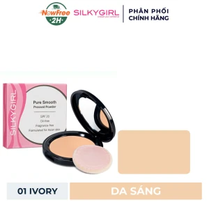 Phấn Phủ Silkygirl Mịn Da SPF20 Màu Sáng 01 Ivory 10g