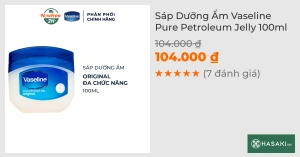 Sáp Dưỡng Ẩm Vaseline Original Protecting Jelly 100ml