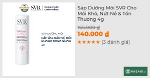 Sáp Dưỡng Môi SVR Cho Môi Khô, Nứt Nẻ & Tổn Thương 4g