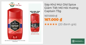 Sáp Khử Mùi Old Spice Giảm Tiết Mồ Hôi Hương Captain 73g