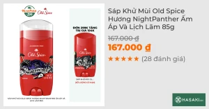 Sáp Khử Mùi Old Spice Hương NightPanther Ấm Áp Và Lịch Lãm 85g