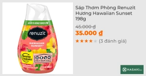 Sáp Thơm Phòng Renuzit Hương Hawaiian Sunset 198g