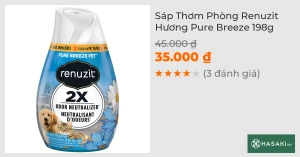 Sáp Thơm Phòng Renuzit Hương Pure Breeze 198g