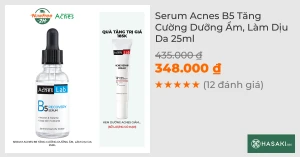 Serum Acnes B5 Tăng Cường Dưỡng Ẩm, Làm Dịu Da 25ml