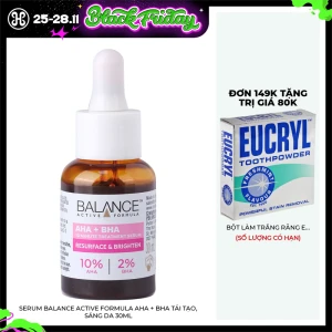 Serum Balance Active Formula AHA BHA Tái Tạo, Sáng Da 30ml
