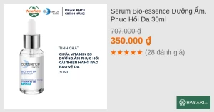 Serum Bio-essence Dưỡng Ẩm, Phục Hồi Da 30ml