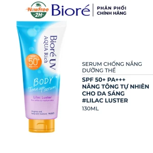 Serum Chống Nắng Dưỡng Thể Bioré Lilac Luster 130ml