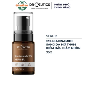 Serum DrCeutics 12% Niacinamide Sáng Da Mờ Thâm Kiềm Dầu 30g