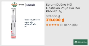 Serum Dưỡng Môi Lipstician Giảm Khô Nứt Môi 9g