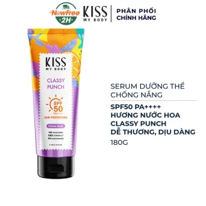 Serum Dưỡng Thể Kiss My Body Chống Nắng Classy Punch 180g