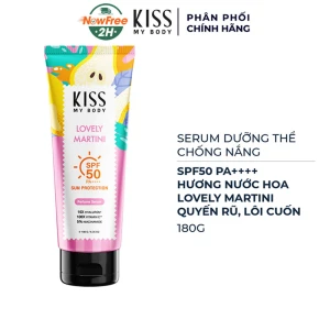 Serum Dưỡng Thể Kiss My Body Chống Nắng Lovely Martini 180g
