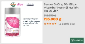 Serum Dưỡng Tóc Ellips Vitamin Phục Hồi Hư Tổn Hũ 50 viên