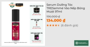 Serum Dưỡng Tóc TRESemmé Vào Nếp Bóng Mượt 97ml